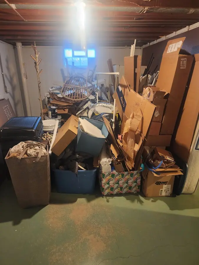 Roll-off dumpster container at job site for Construction Dumpster Rental in Idylwood